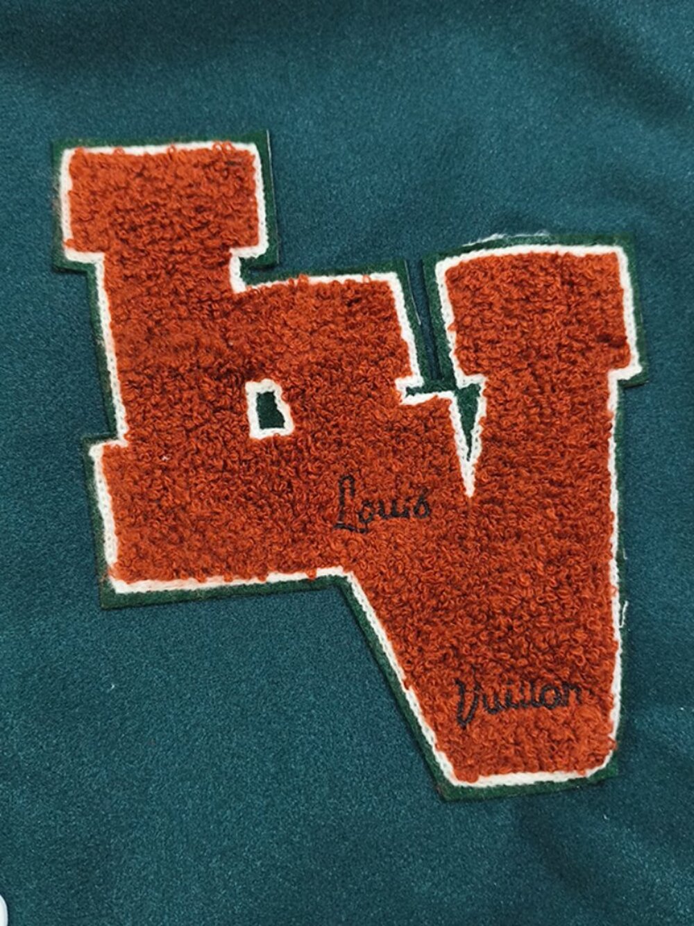 Louis Vuitton Color-Blocked Retro Baseball Jacket - Picture 3 of 8